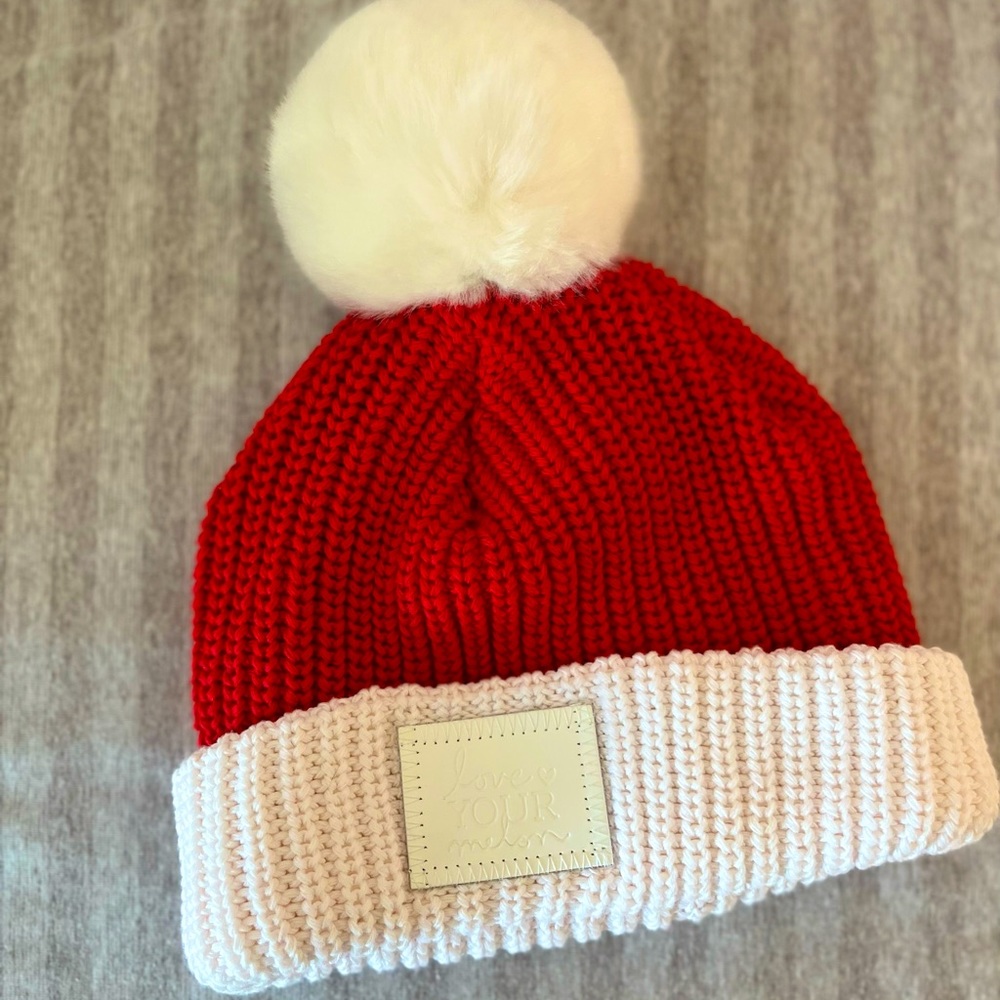 Love Your Melon Santa Pom Beanie